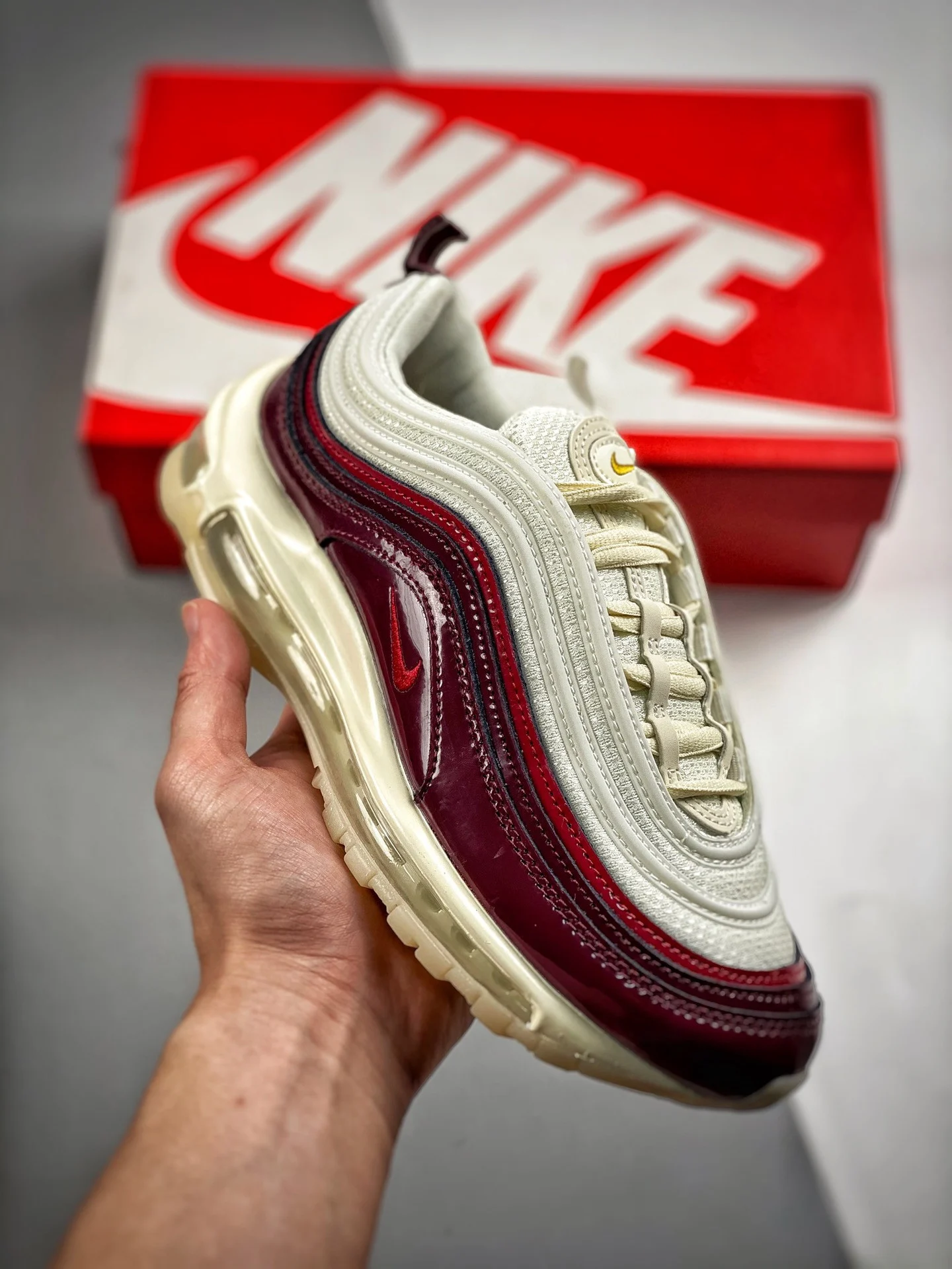 Nike Air Max 97 Coconut Milk Dark Beetroot DQ8582-600 For Sale