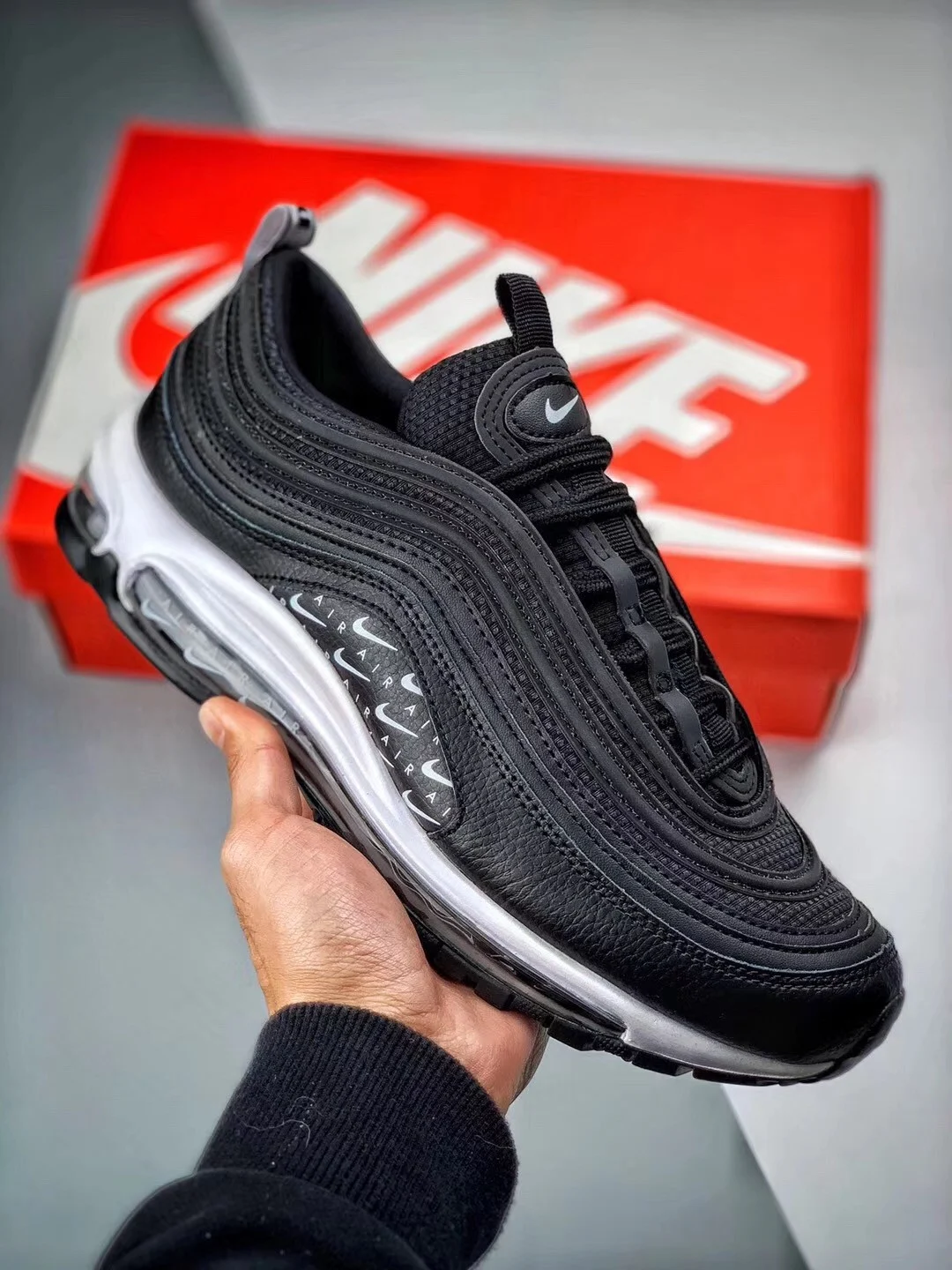 Nike Air Max 97 Swoosh Air Logos AR7621-001 On Sale