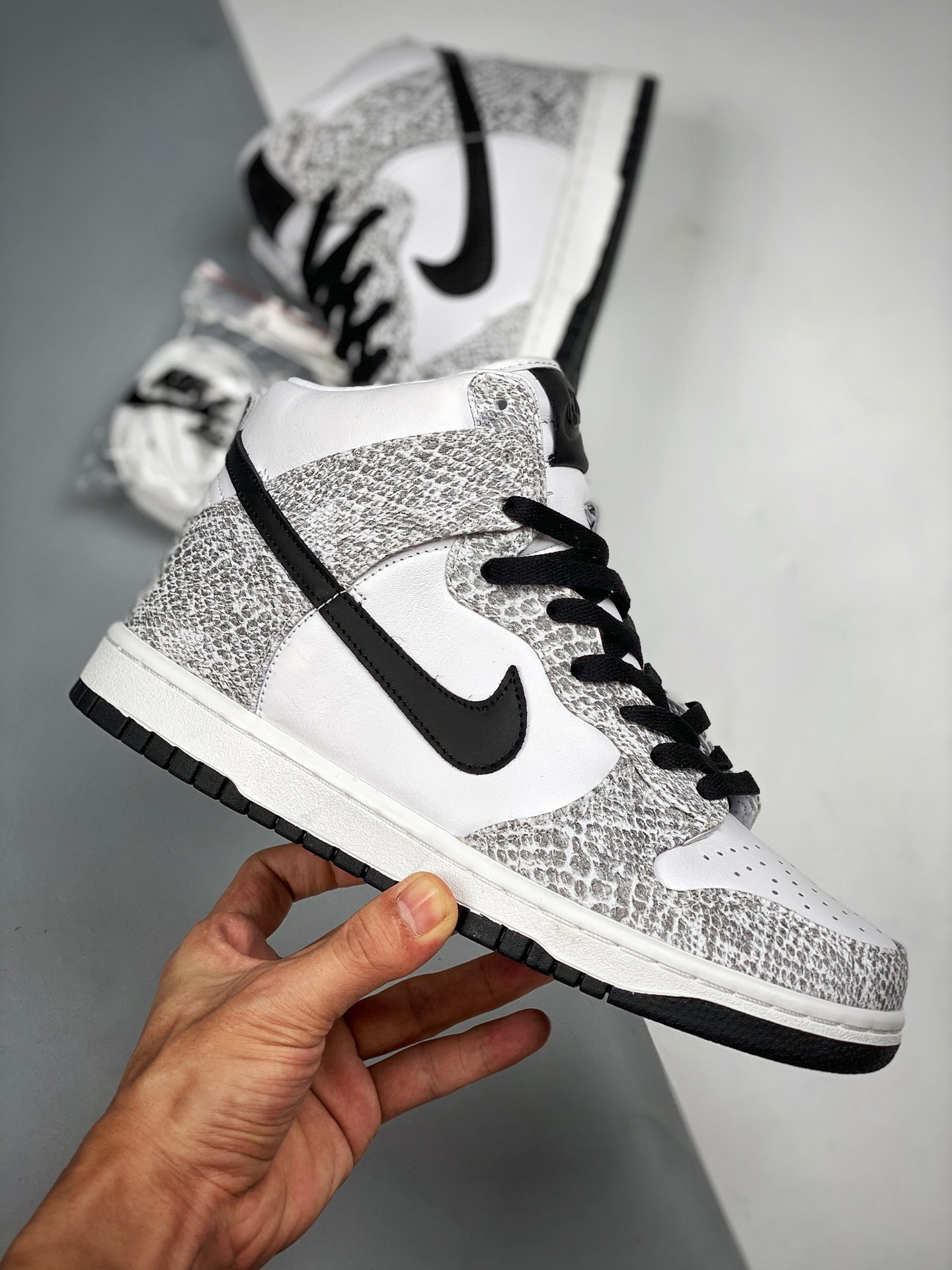 Nike Dunk High PRM SP Cocoa Snake Black White-Cocoa For Sale