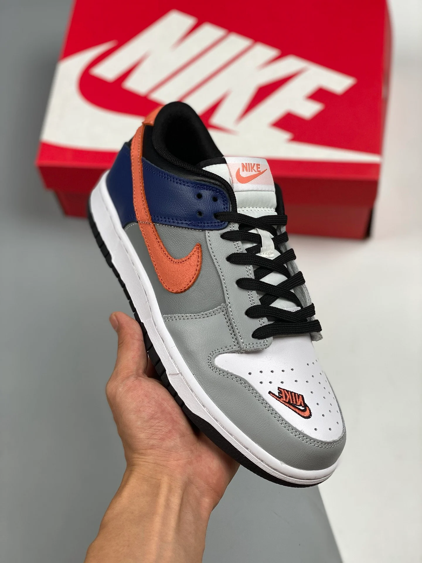 Nike Dunk Low EKIN White Neutral Grey-Orange Trance DC7454-100 For Sale