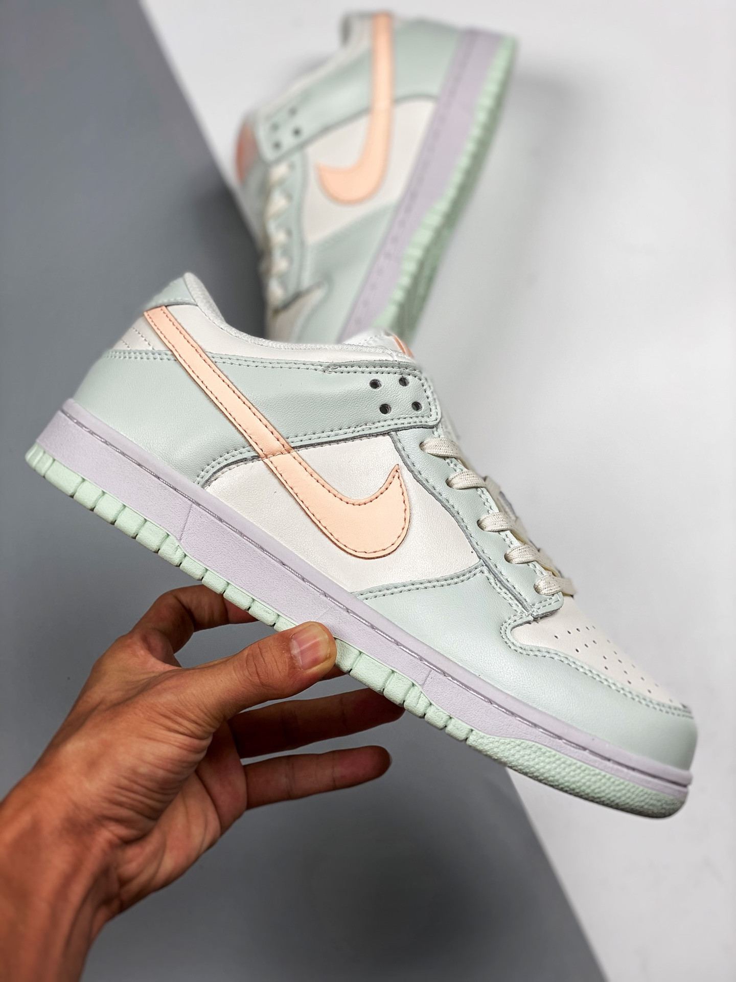 Nike Dunk Low Sail Crimson Tint-Barely Green-White For Sale