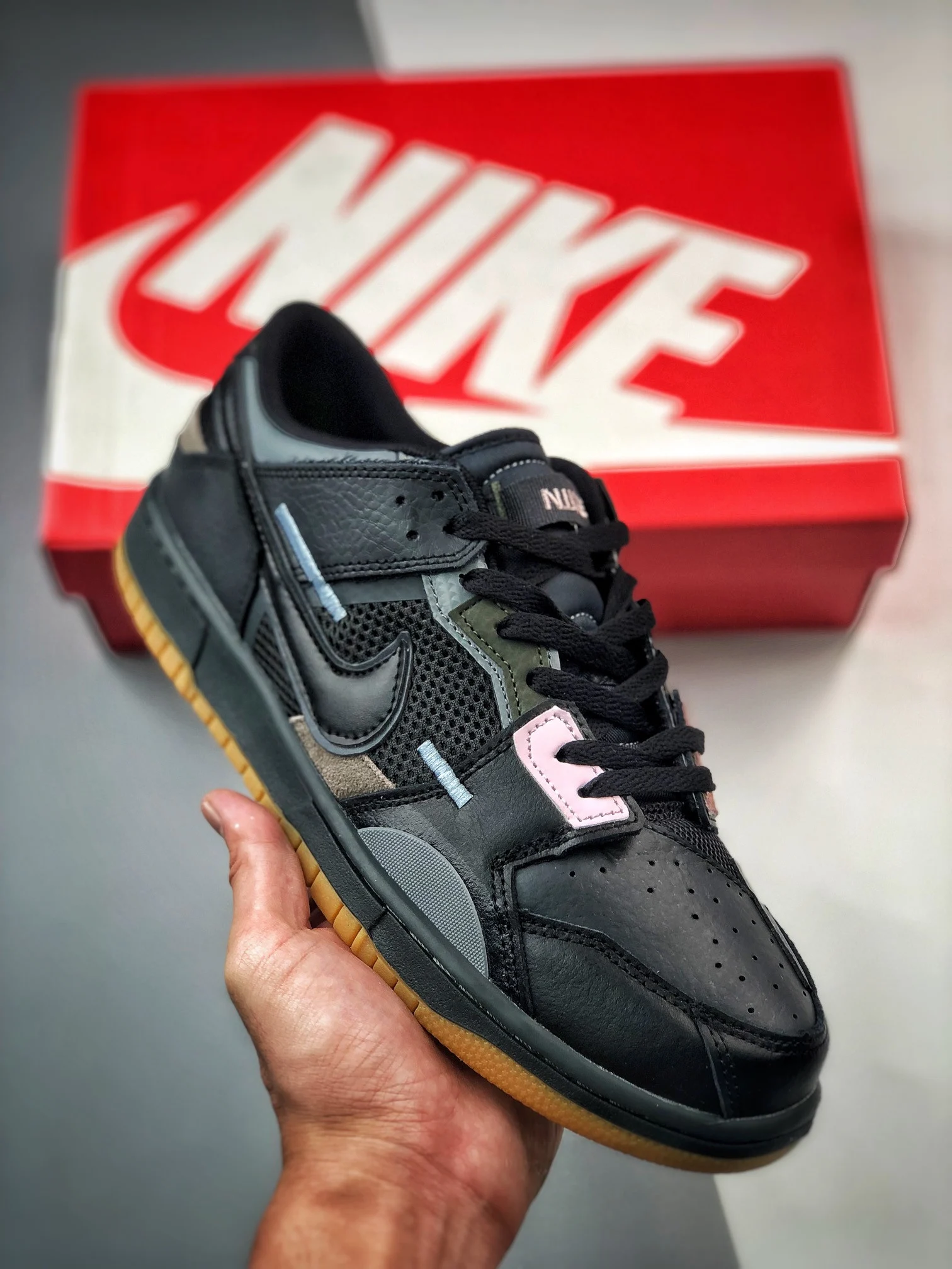 Nike Dunk Low Scrap Black Gum DB0500-001 For Sale