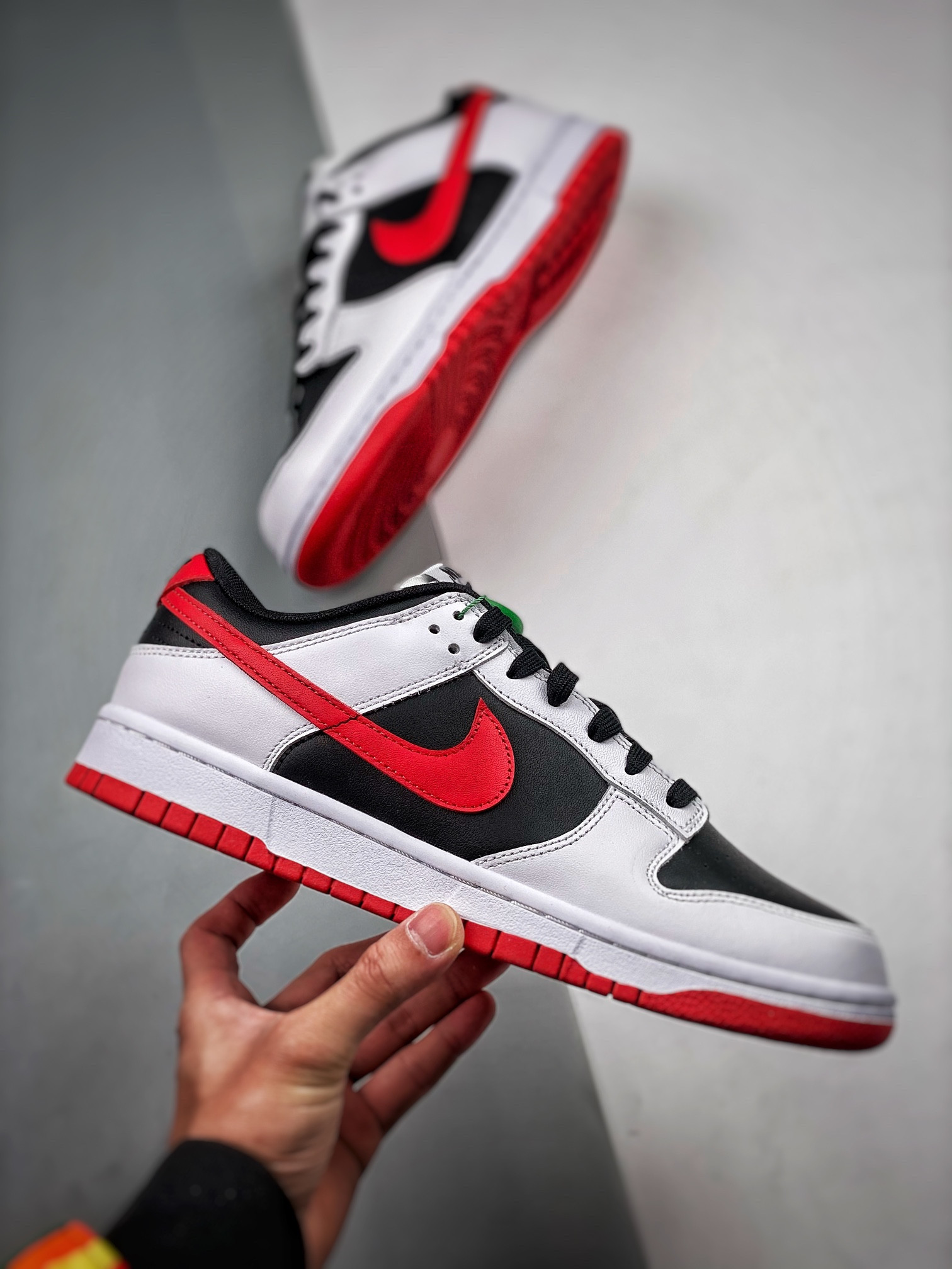 Nike Dunk Low White Black Red FD9762-061 For Sale