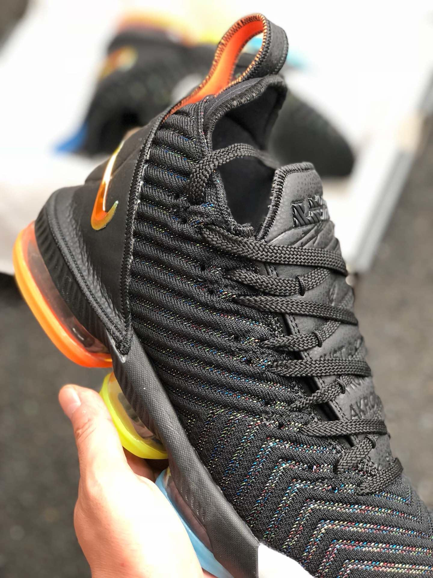 Nike LeBron 16 I Promise Black Multi-Color For Sale