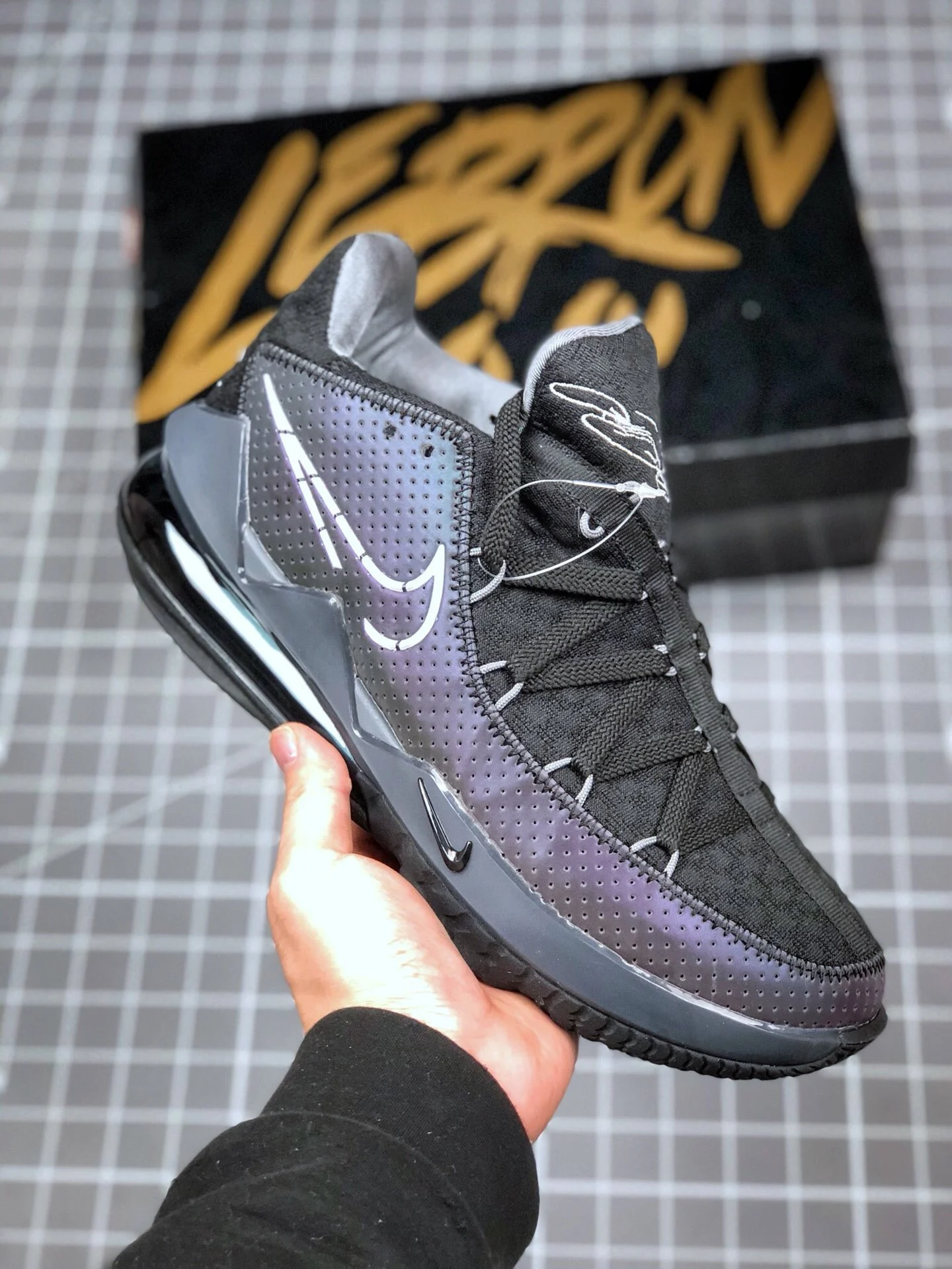 Nike LeBron 17 Low Black Glow in the Dark