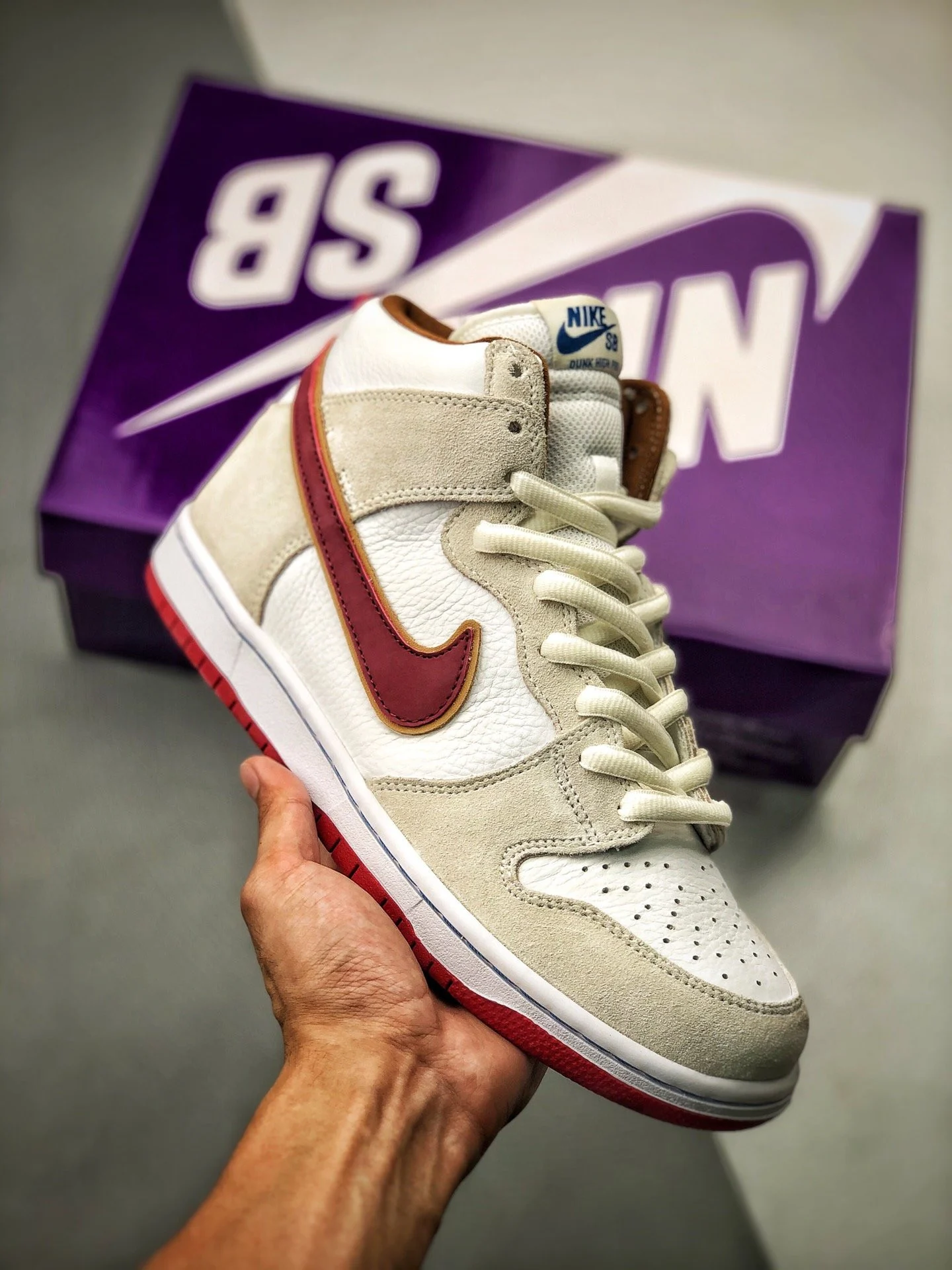 Nike SB Dunk High Team Crimson CV9499-100 For Sale