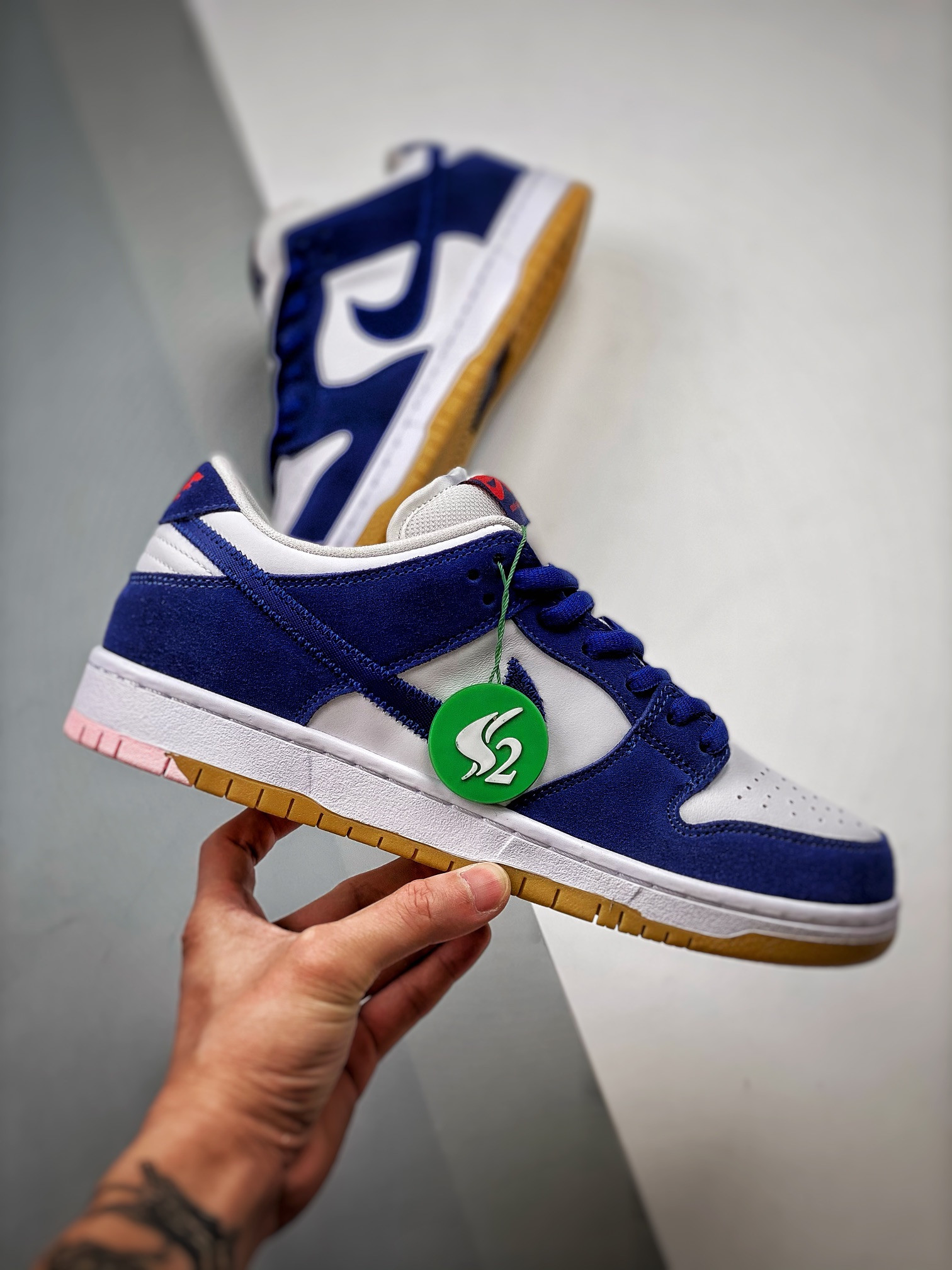 Nike SB Dunk Low LA Dodgers Deep Royal Blue White-Sport Red-Gum For Sale