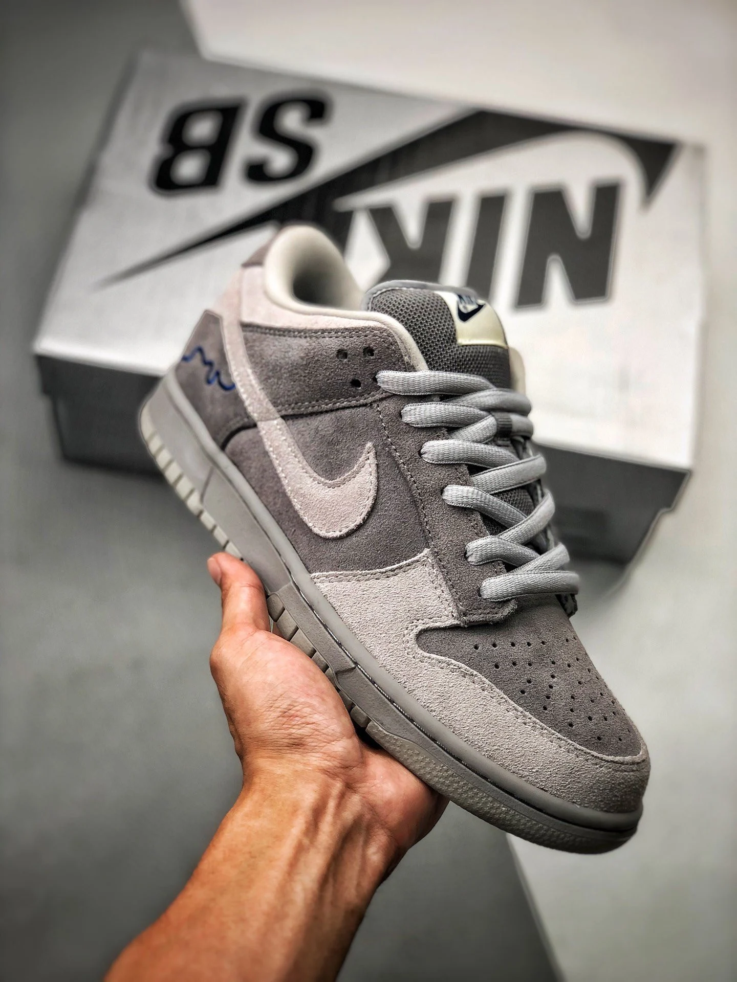 Nike SB Dunk Low London Soft Grey Magnet For Sale