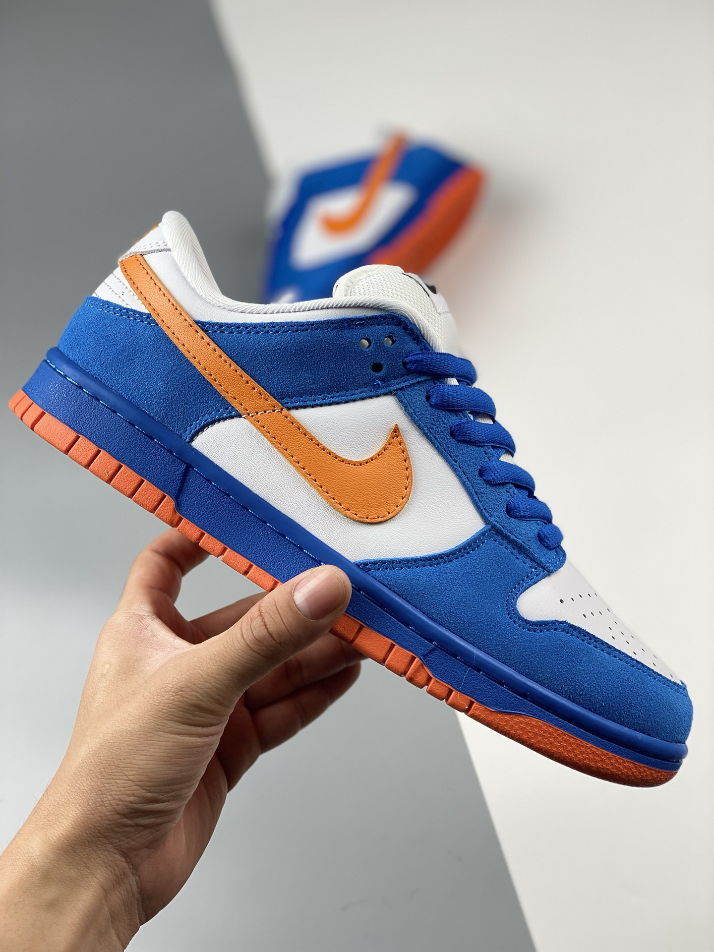 Nike SB Dunk Low Pro EMB White Orange Blaze 311689-181 For Sale