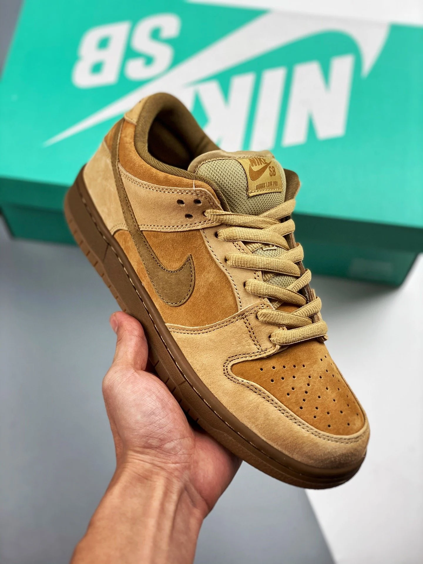 Nike SB Dunk Low Wheat 883232-700 For Sale