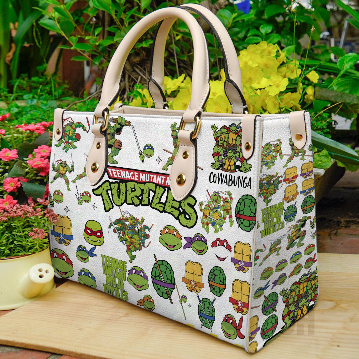 Teenage Mutant Ninja Turtles Women Leather Hand Bag