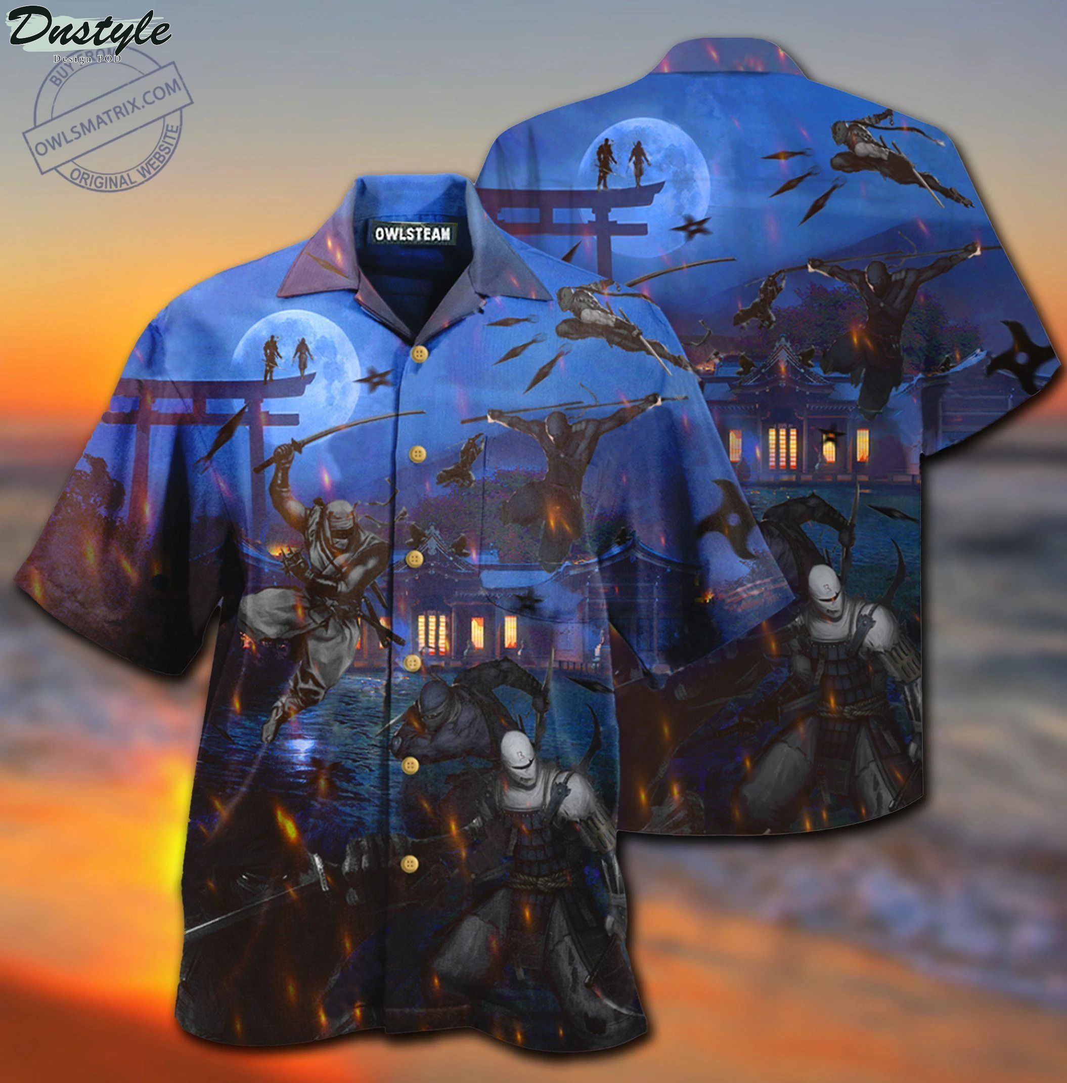 Ninja Overnight Limited Edition Hawaiian Shirt