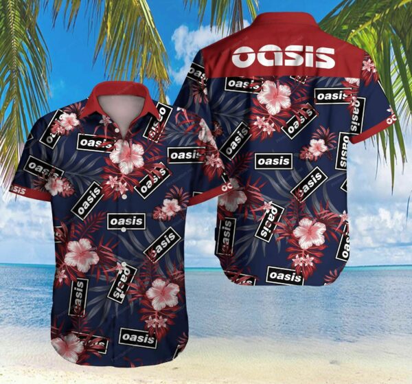 Oasis Floral Hawaiian Shirt Summer Outfit Beach