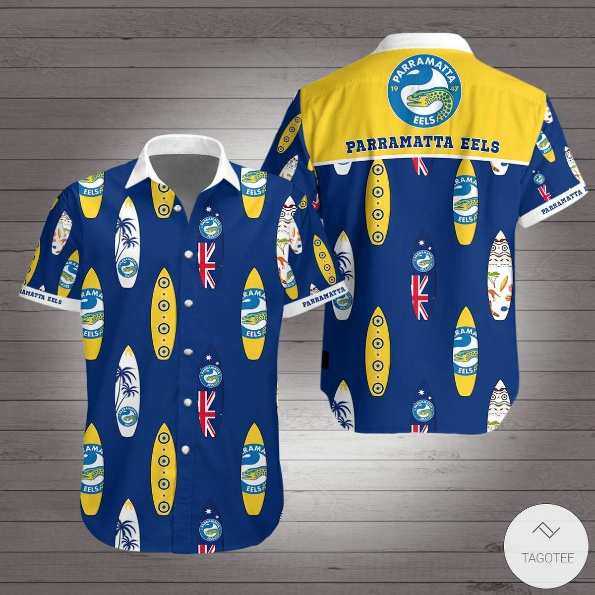 Parramatta Eels Hawaiian Shirt Outfit Summer Beach