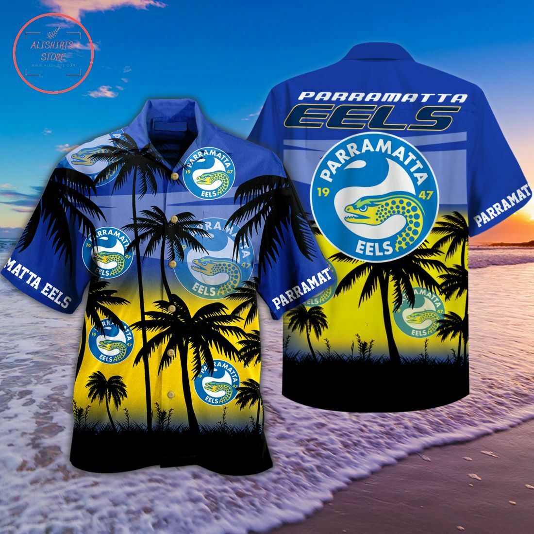 Parramatta Eels Hawaiian Shirt Outfit Beach Summer