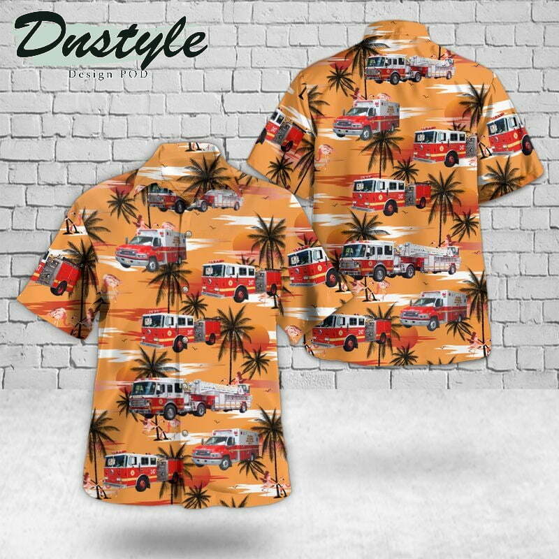 Pennsylvania Philadelphia Fire Department Hawaiian Shirt