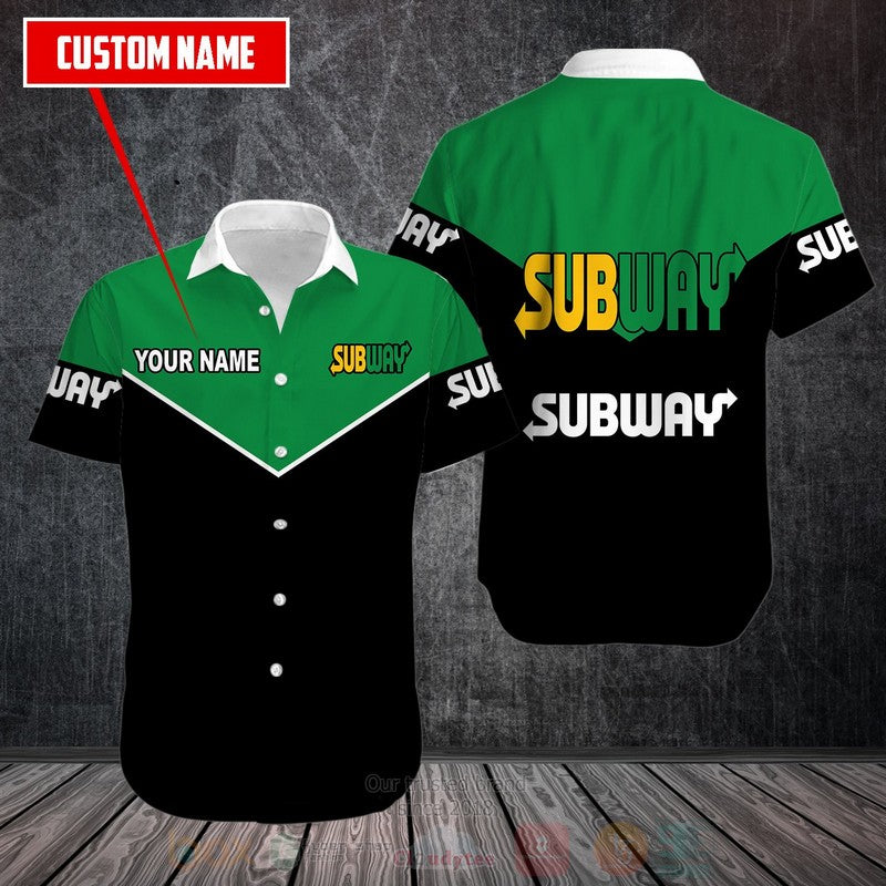 Personalized Subway Hawaiian Shirt