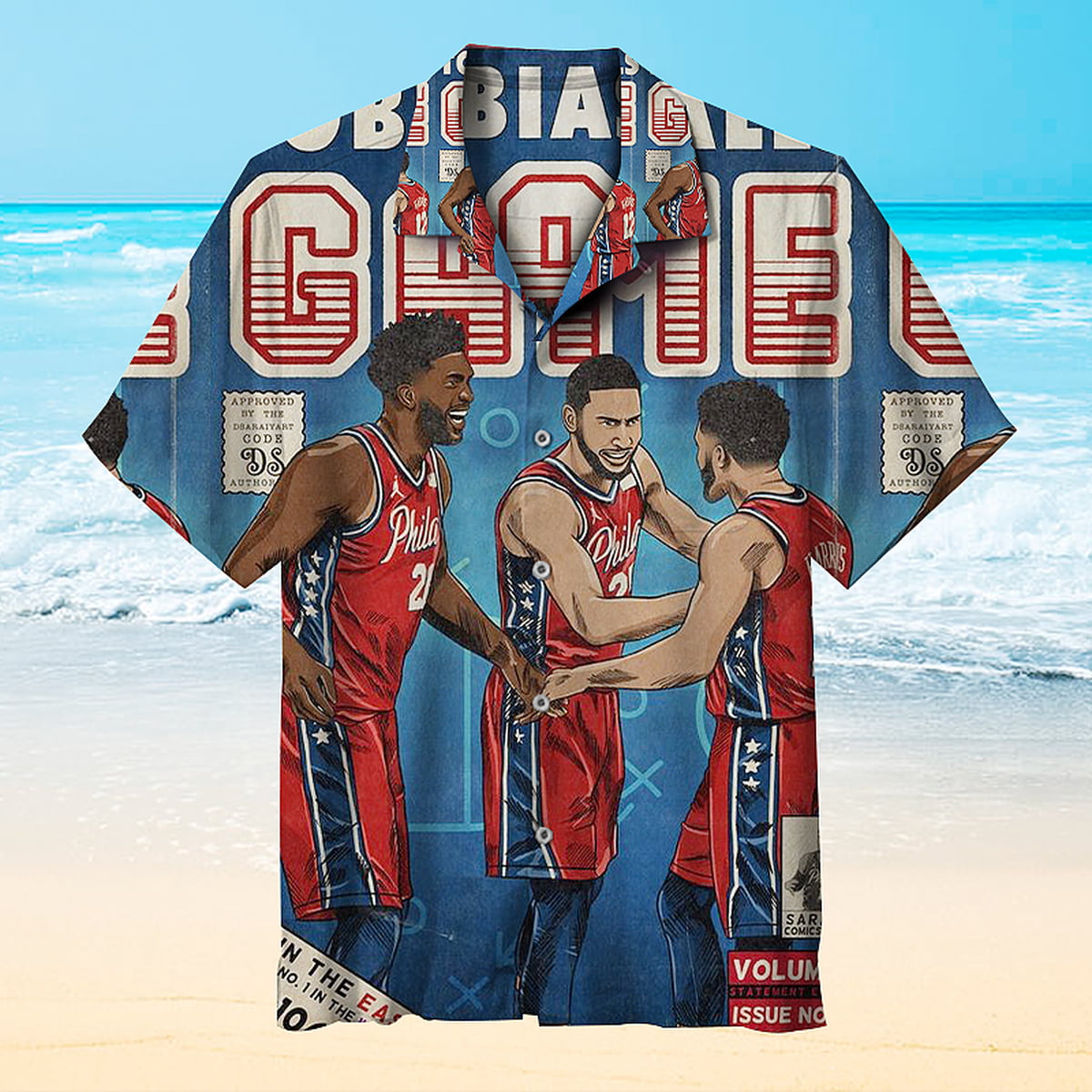 Philadelphia 76Ers Hawaiian Shirt