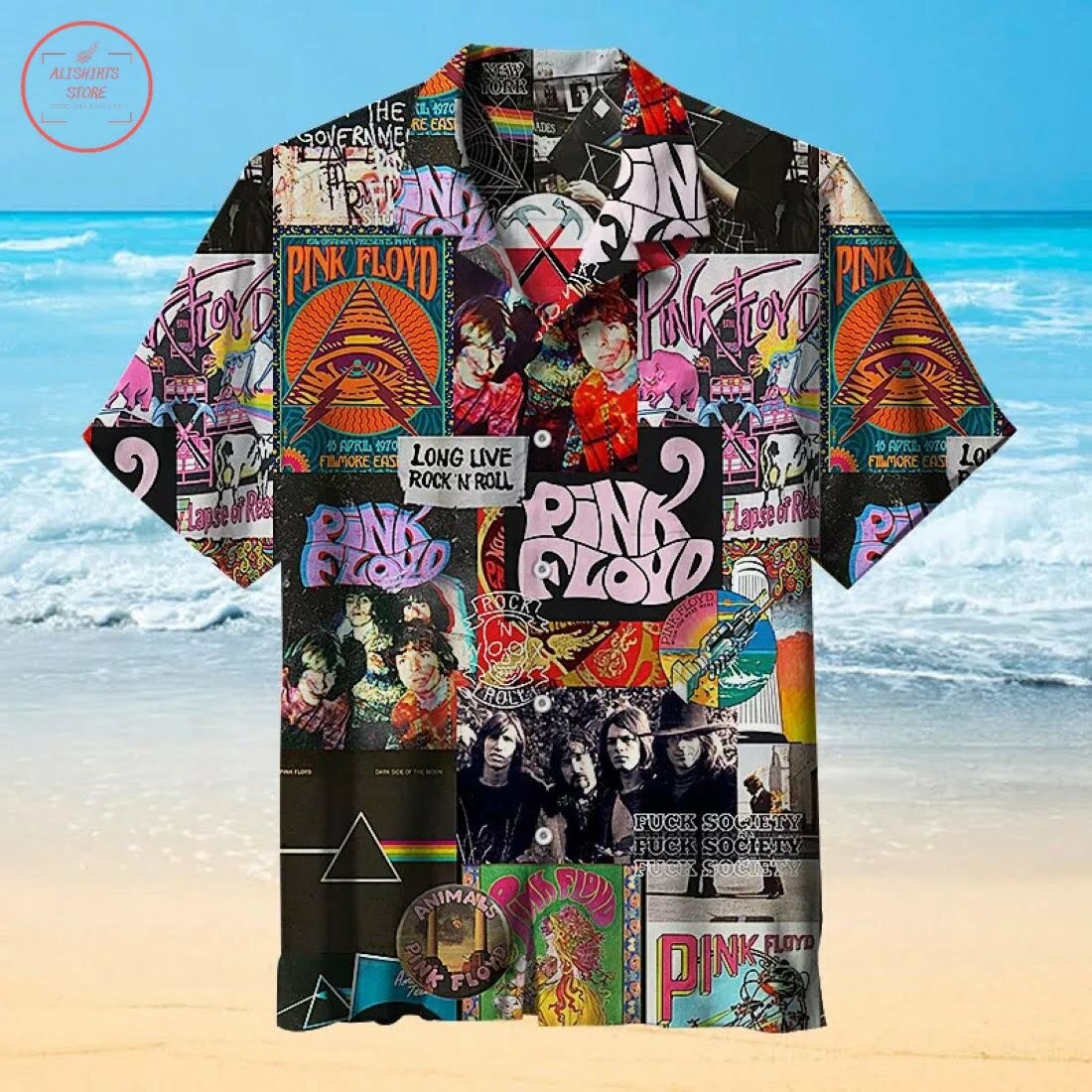 Pink Floyd Band Hawaiian Shirt Outfit Summer Beach