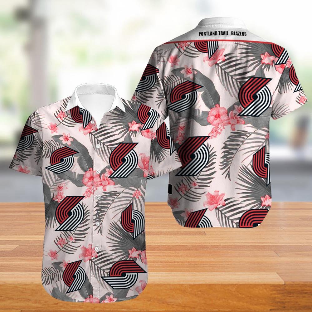 Portland Trail Blazers Hawaiian Shirt