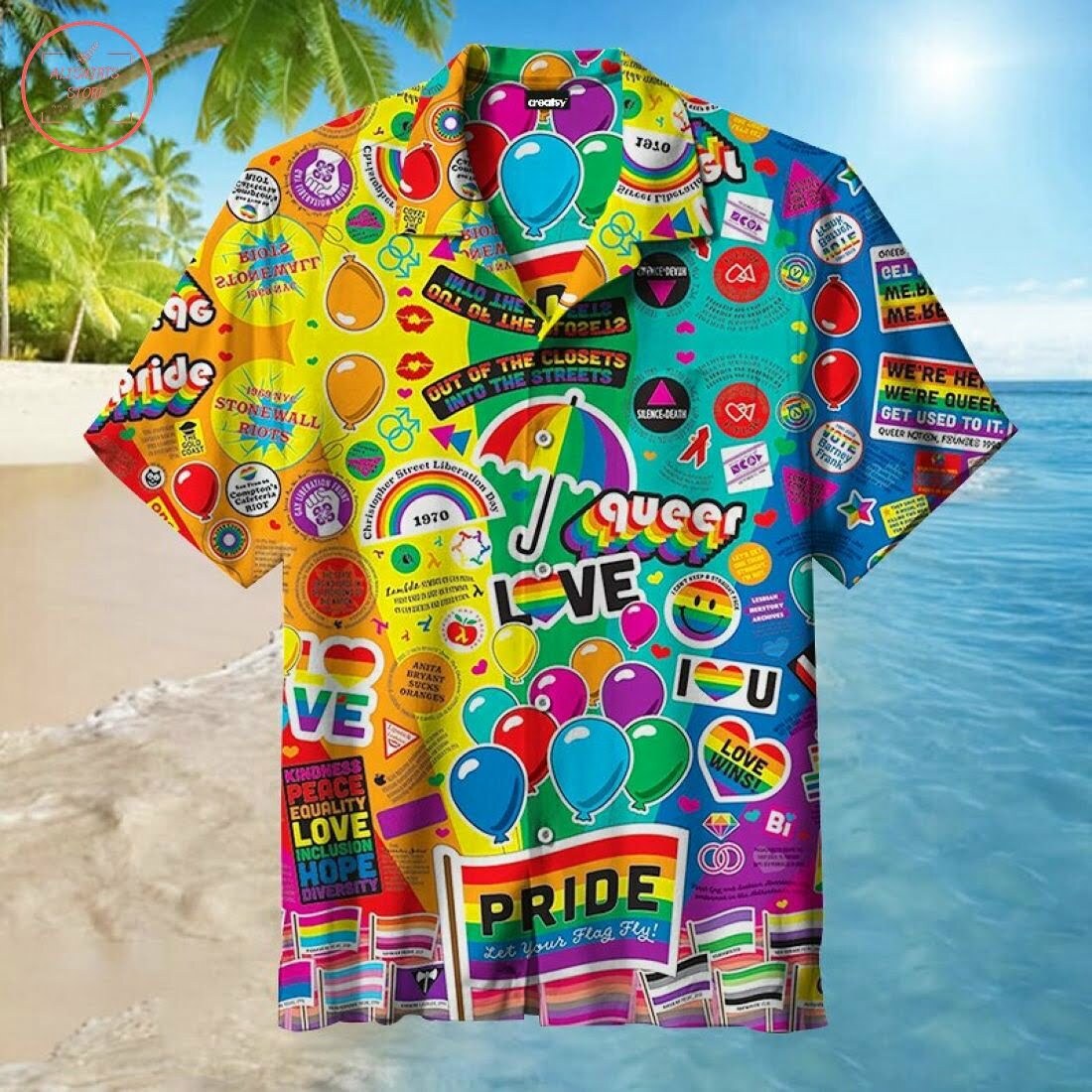 Pride Balloon Is Coming Hawaiian Shirt