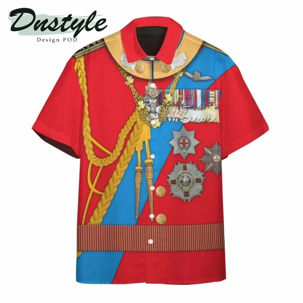 Prince Phillip Custom Hawaiian Shirt