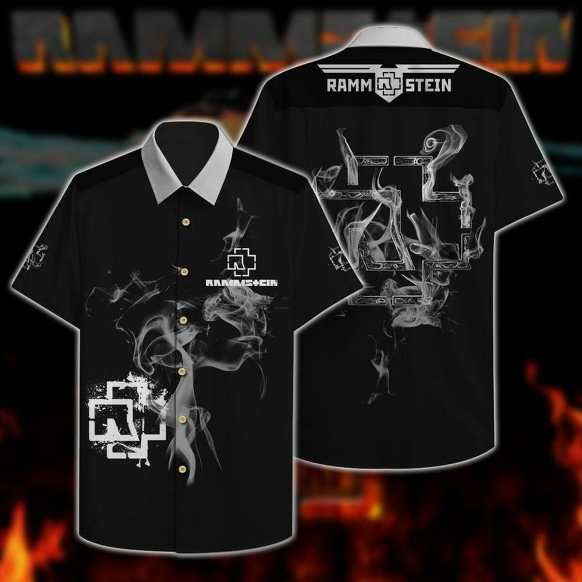 Rammstein Hawaiian Shirt Summer Outfit Beach