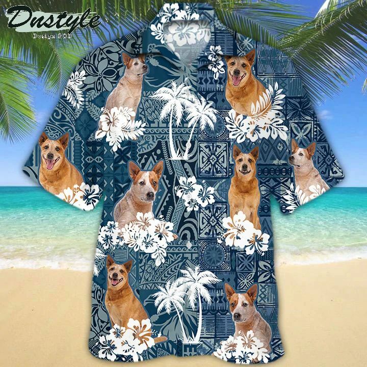 Red Heeler Hawaiian Shirt Beach Outfit Summer