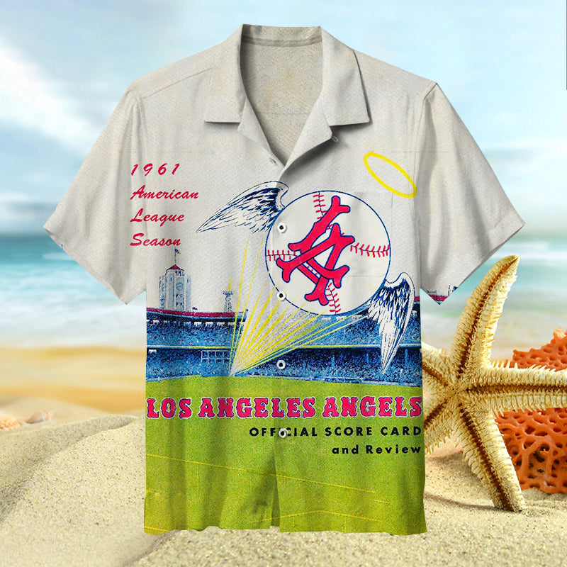 Retro Los Angeles Angels Hawaiian Shirt