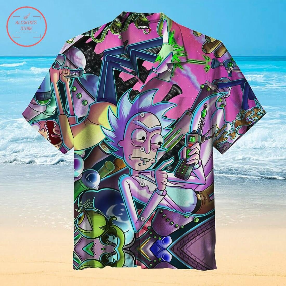 Rick And Morty Hawaiian Shirt Summer Beach Outfit