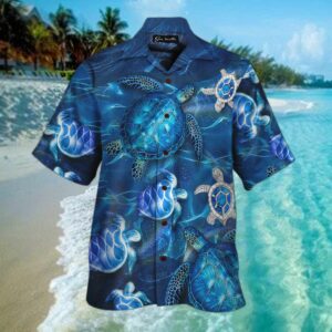 Sea Turtle All Over Ed Hawaiian Shirt