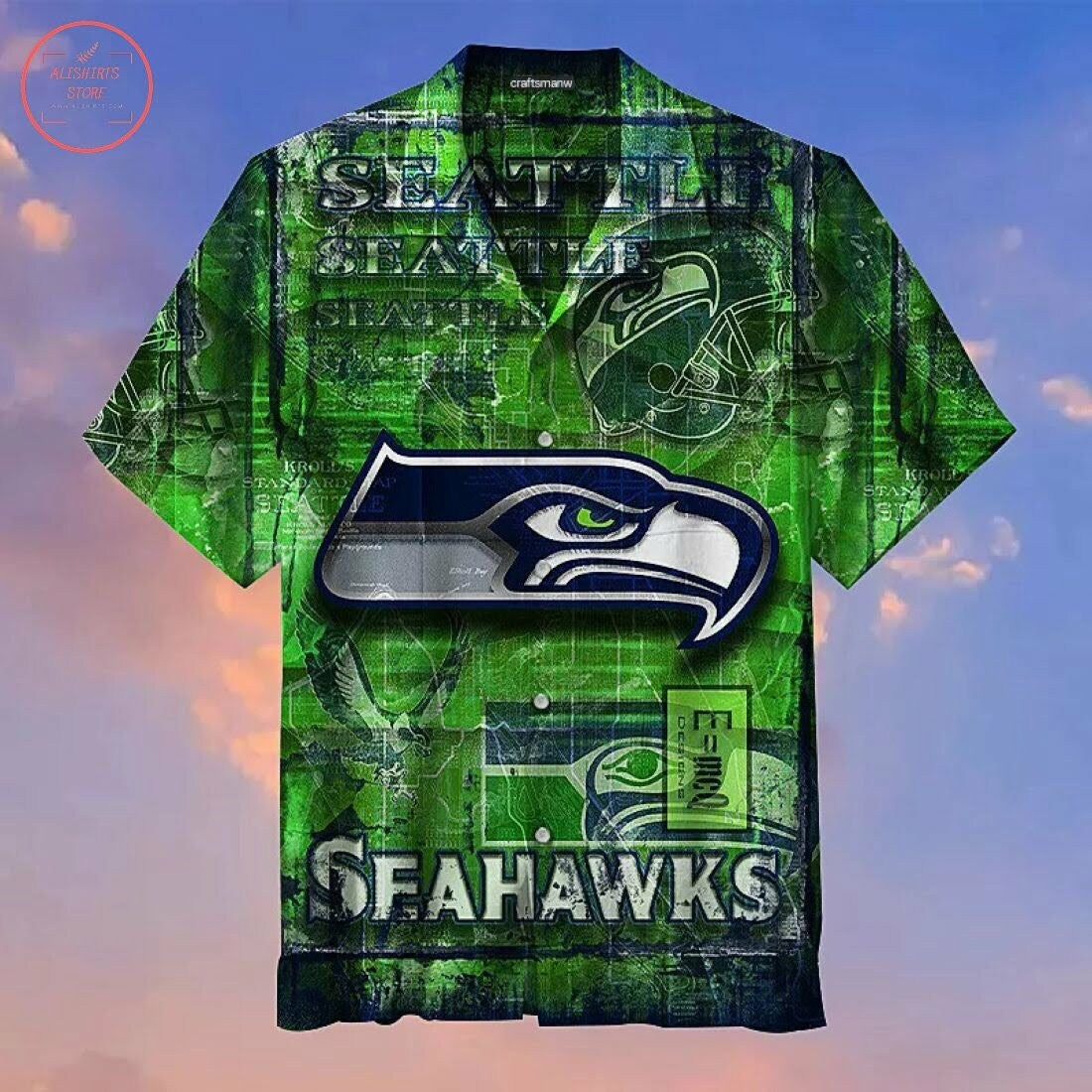 Seattle Seahawks Hawaiian Shirt Outfit Beach Summer