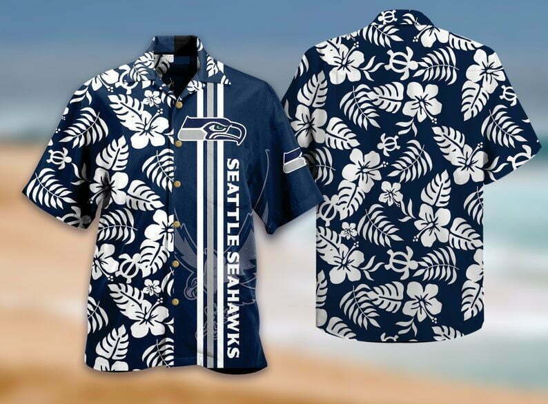 Seattle Seahawks Simple Hawaiian Shirt