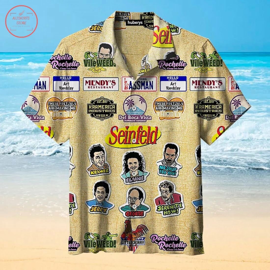 Seinfeld Vintage Hawaiian Shirt Summer Beach Outfit