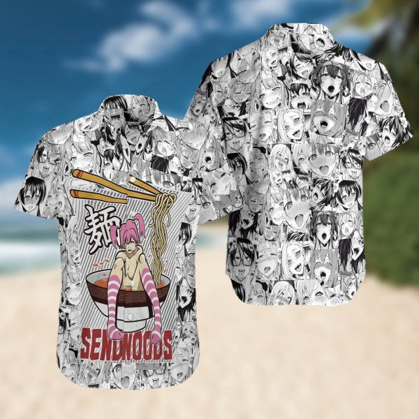 Sendnoods Hawaiian Shirt Beach Summer Outfit