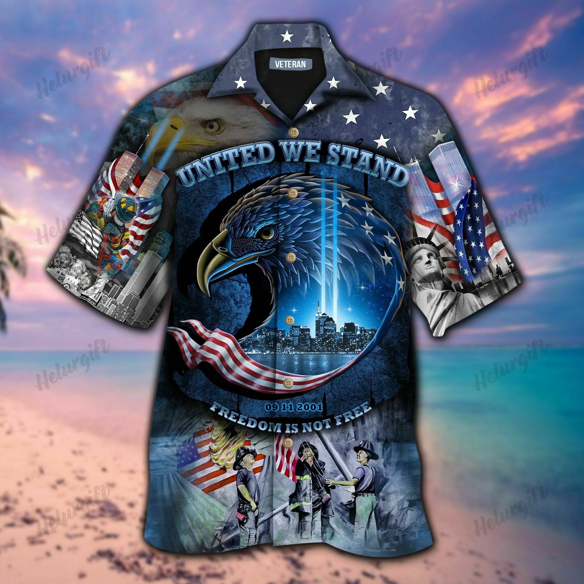 September 11Th Veteran Memorial Hawaiian Shirt