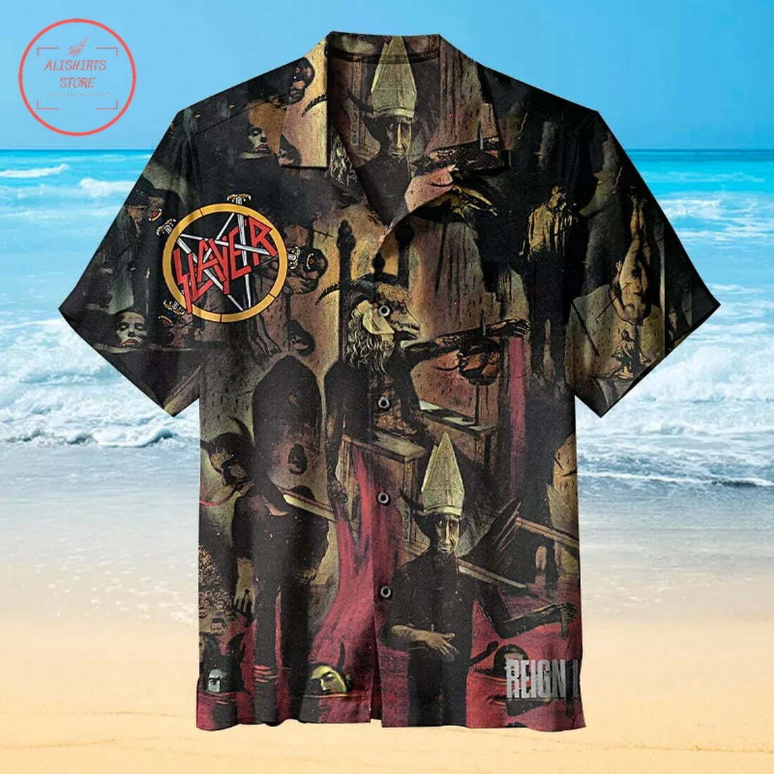 Slayer Angel Of Death Hawaiian Shirt