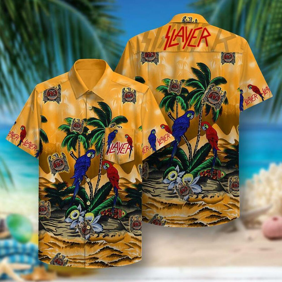 Slayer Hawaiian Shirt Beach Summer Outfit