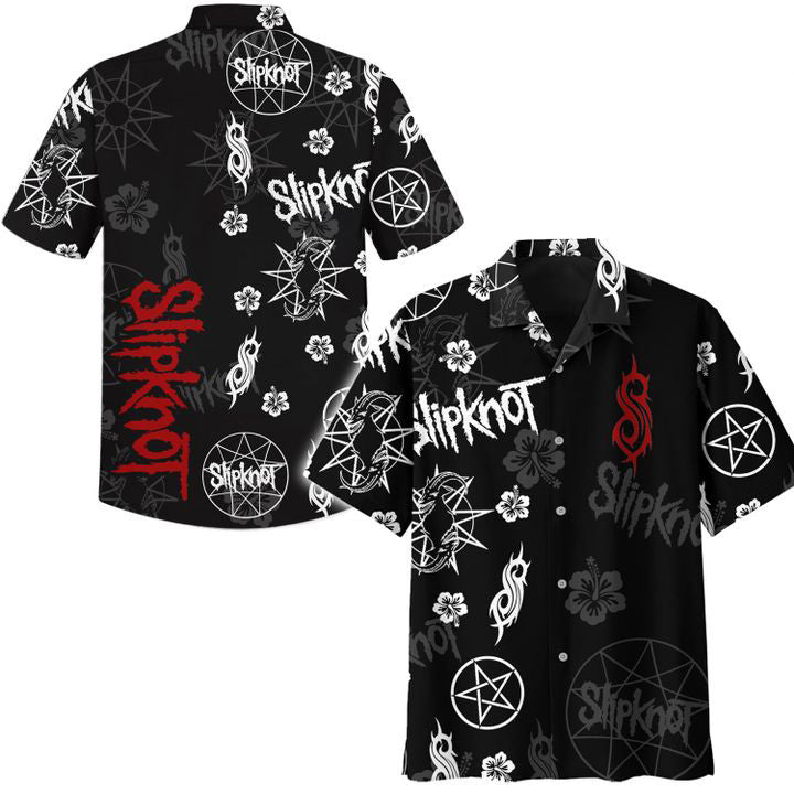 Slipknot Rock Tropical Hawaiian Shirt