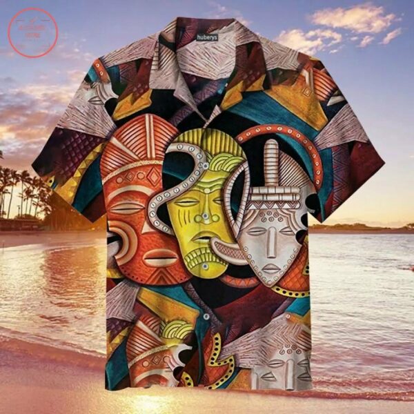 Society Masks Hawaiian Shirt Beach Outfit Summer