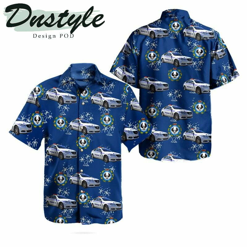 South Australia Police Sapol Patrol Car Hawaiian Shirt