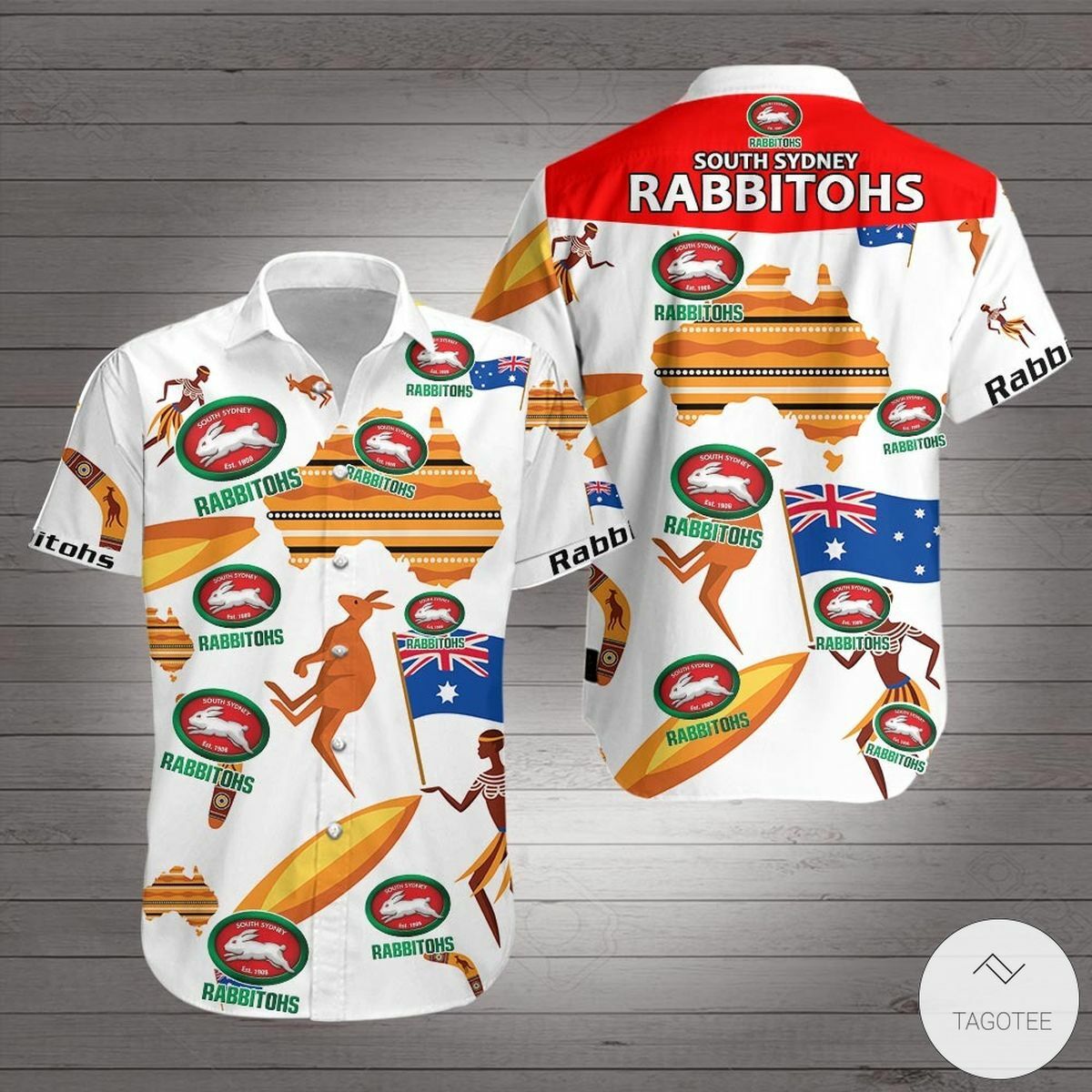 South Sydney Rabbitohs Hawaiian Shirt