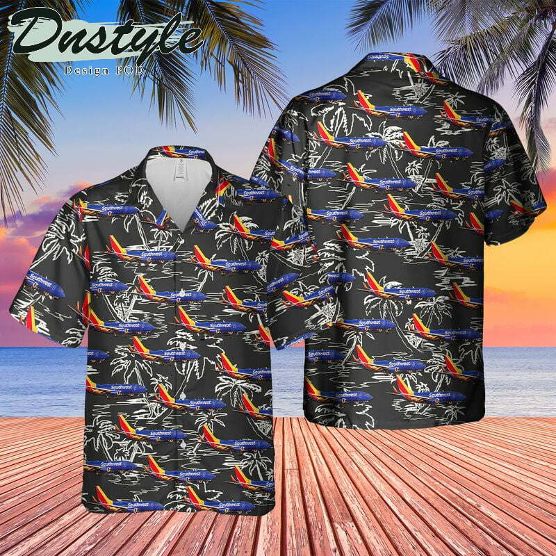 Southwest Airlines Boeing 7377H4 Hawaiian Shirt