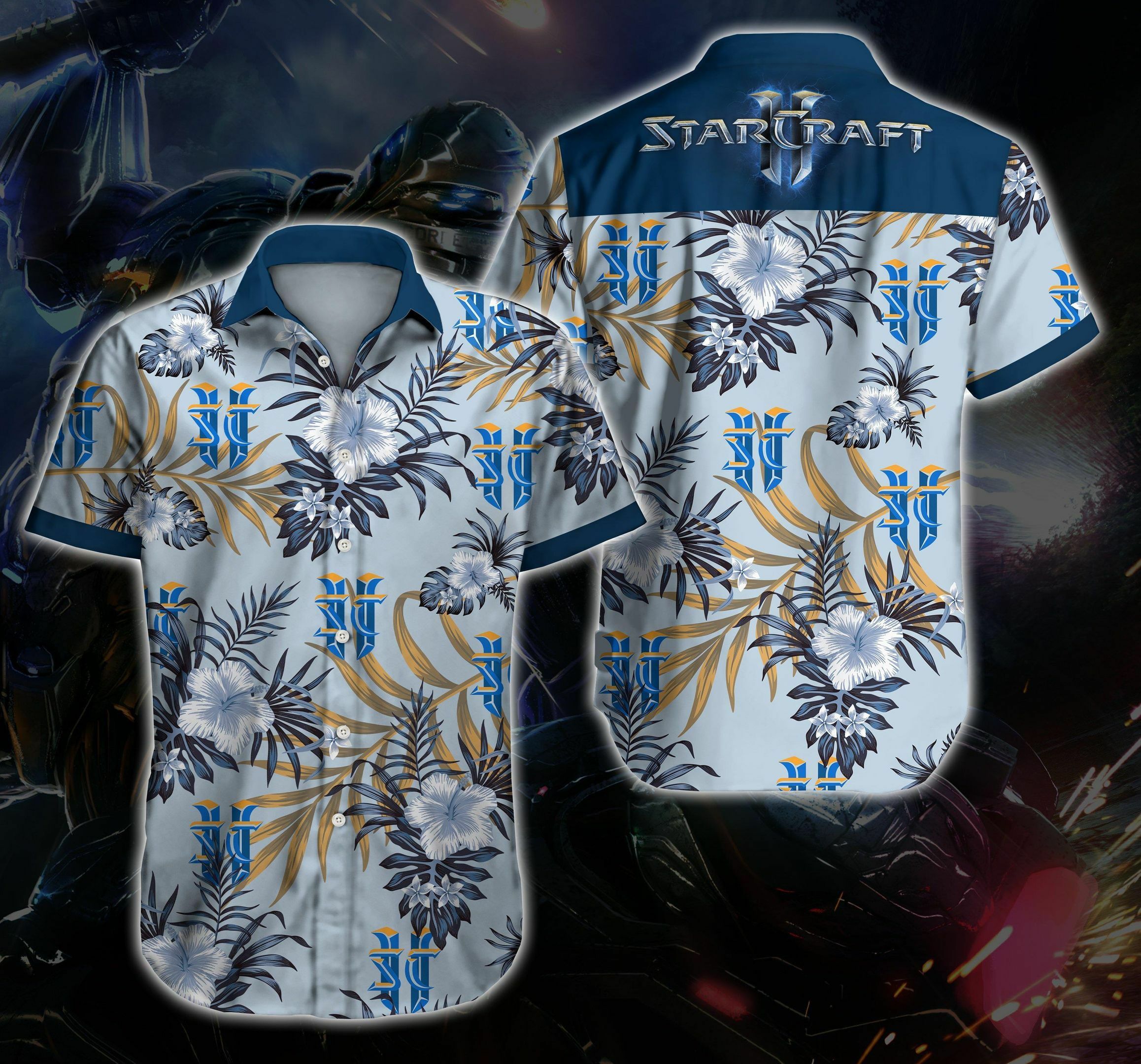 Starcraft Hawaiian Shirt Beach Summer Outfit