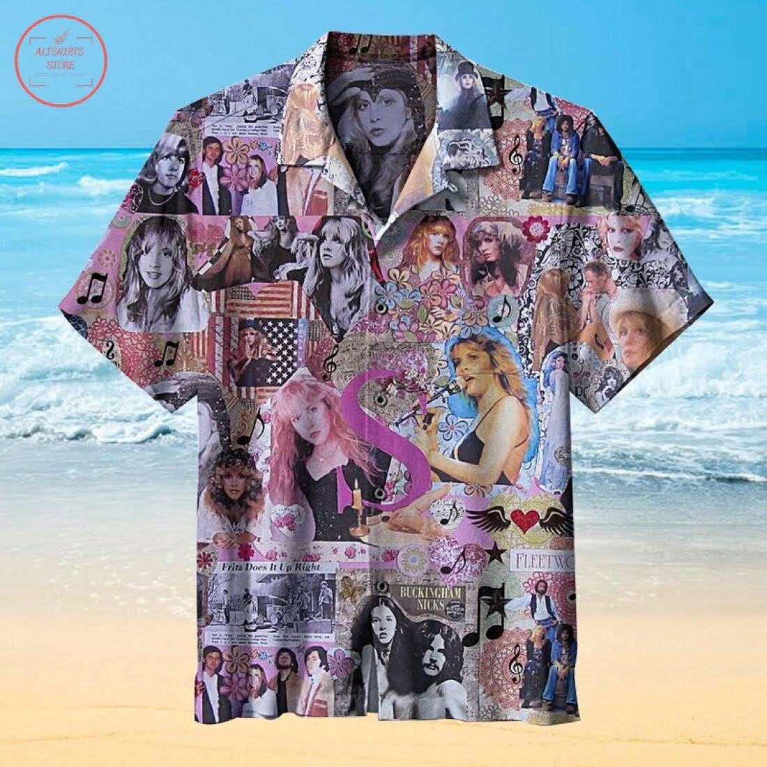 Stevie Nicks Art Hawaiian Shirt Summer Beach Outfit