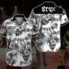 Styx Rock Floral Hawaiian Shirt