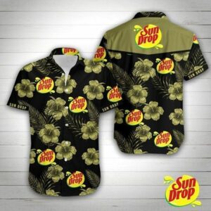 Sun Drop Hawaiian Shirt Beach Outfit Summer