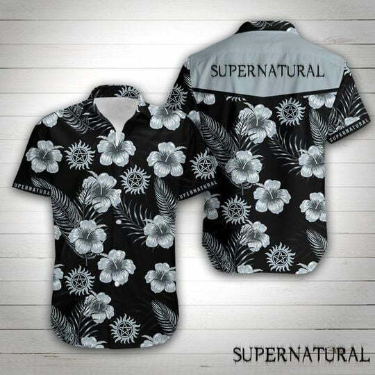 Supernatural Button Up Hawaiian Shirt