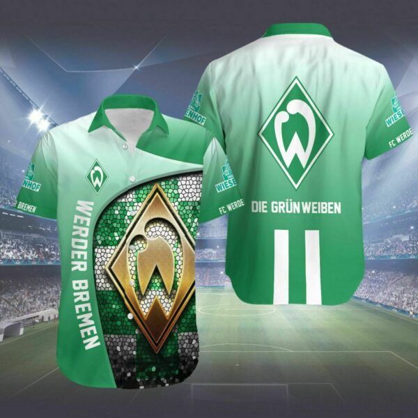 Sv Werder Bremen Die Grun Weiben Hawaiian Shirt