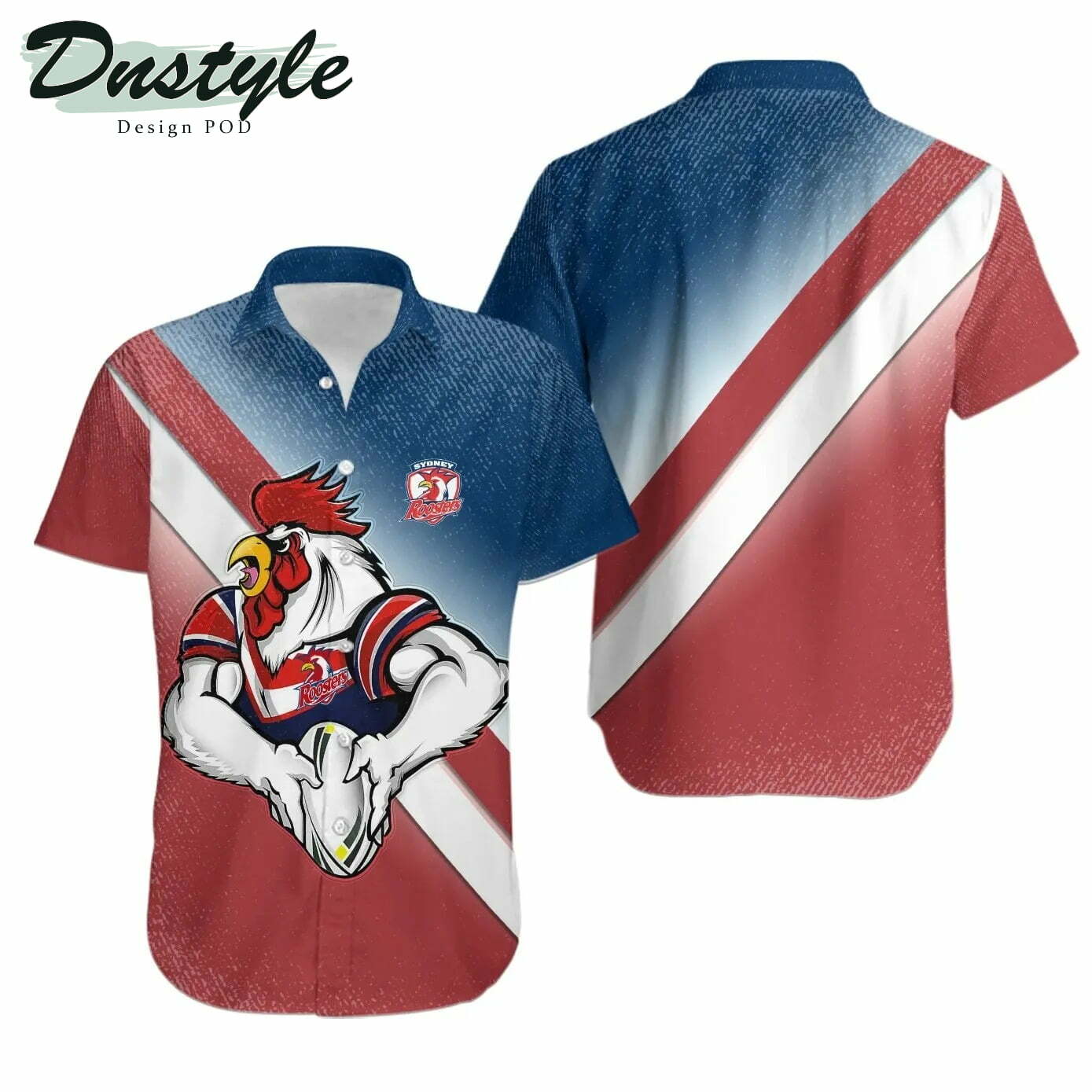 Sydney Roosters Hawaiian Shirt Outfit Beach Summer